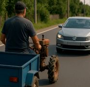 Amenda de motocultor în 2025: De ce sunt pedepsiți cei care circulă cu aceste utilaje pe un drum public